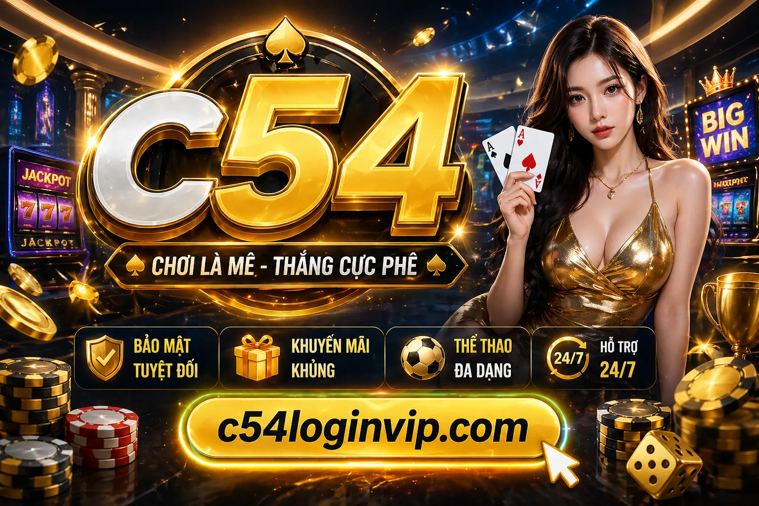 Hình ảnh sống động về một sòng bạc trực tuyến hiện đại với các trò chơi nổ hũ hấp dẫn