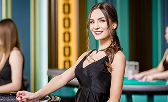 Bàn Baccarat trực tiếp với người chia bài